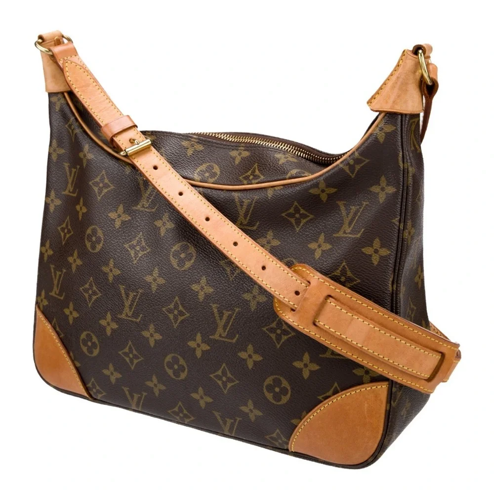 Louis Vuitton Boulogne 30 Monogram Canvas Vintage Retro Y2K LV Shoulder Bag